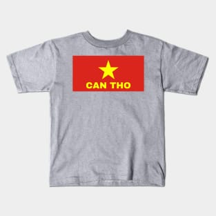 Can Tho City in Vietnamese Flag Kids T-Shirt